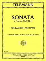 SONATA IN F MINOR BASSOON SOLO cover